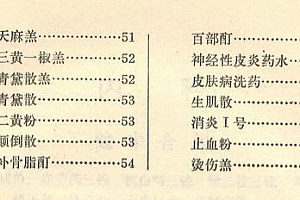 1975年中医研究院东直门医院协定处方电子资料书图片百度云网盘下载学习