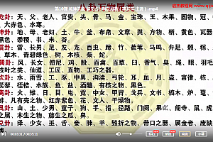 李芳祥易爻占卜预测梅花易数视频课程19集全百度云网盘下载学习