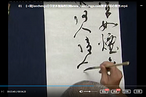 中国书法名家技法视频课程合集12套中国书法名家技法教程百度云网盘下载学习