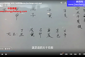 刘世杰盲派八字弟子班第2期视频课程56集百度网盘下载学习