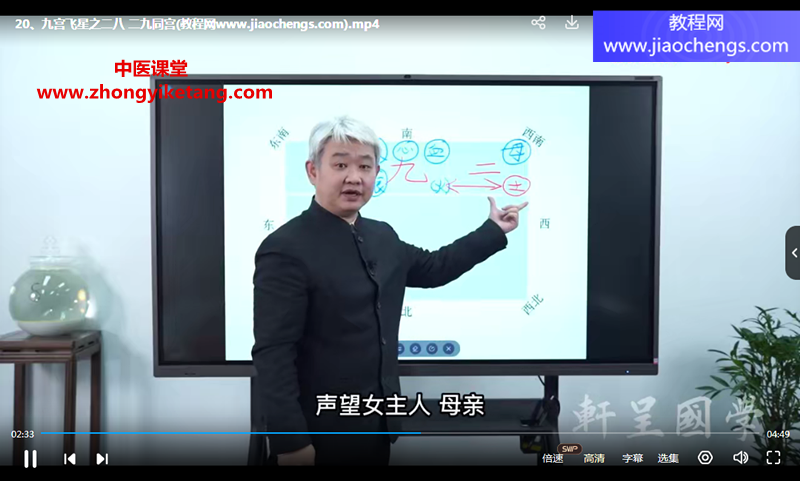 2023年赵倍功九宫飞星视频课程23集百度网盘下载学习
