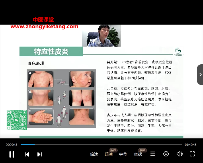 華醫世界皮膚病名醫訓練營跟名醫學經方系列視頻課程8集百度網盤下載學習